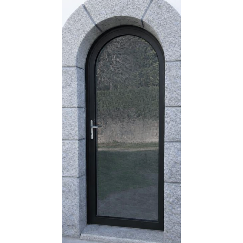 Porte d'Entrée Cintrée 1 Vantail Aluminium