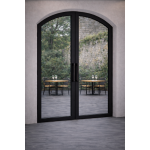 Porte Lourde Cintrée 2 Vantaux Aluminium