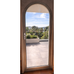 Porte Fenêtre à Serrure Cintrée 1 Vantail Aluminium