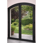 Porte Fenêtre à Serrure Cintrée 2 Vantaux Aluminium