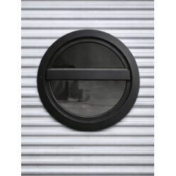 Fenêtre Ronde Demi-Soufflet en Aluminium