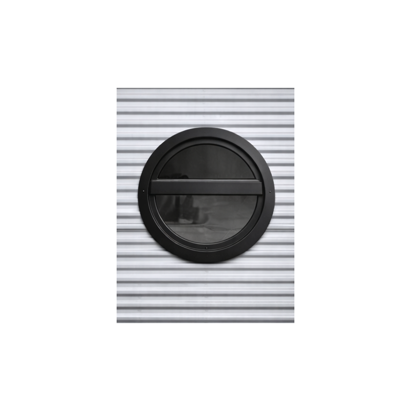 Fenêtre Ronde Demi-Soufflet en Aluminium