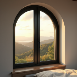 Fenêtre Cintrée 2 Vantaux Aluminium