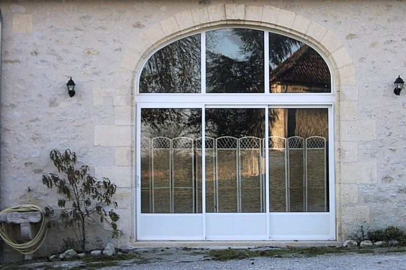 Ensemble cintrée Schuco