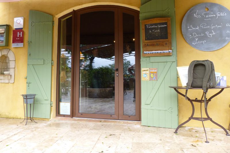 Ensemble arc surbaissé porte enseigne
