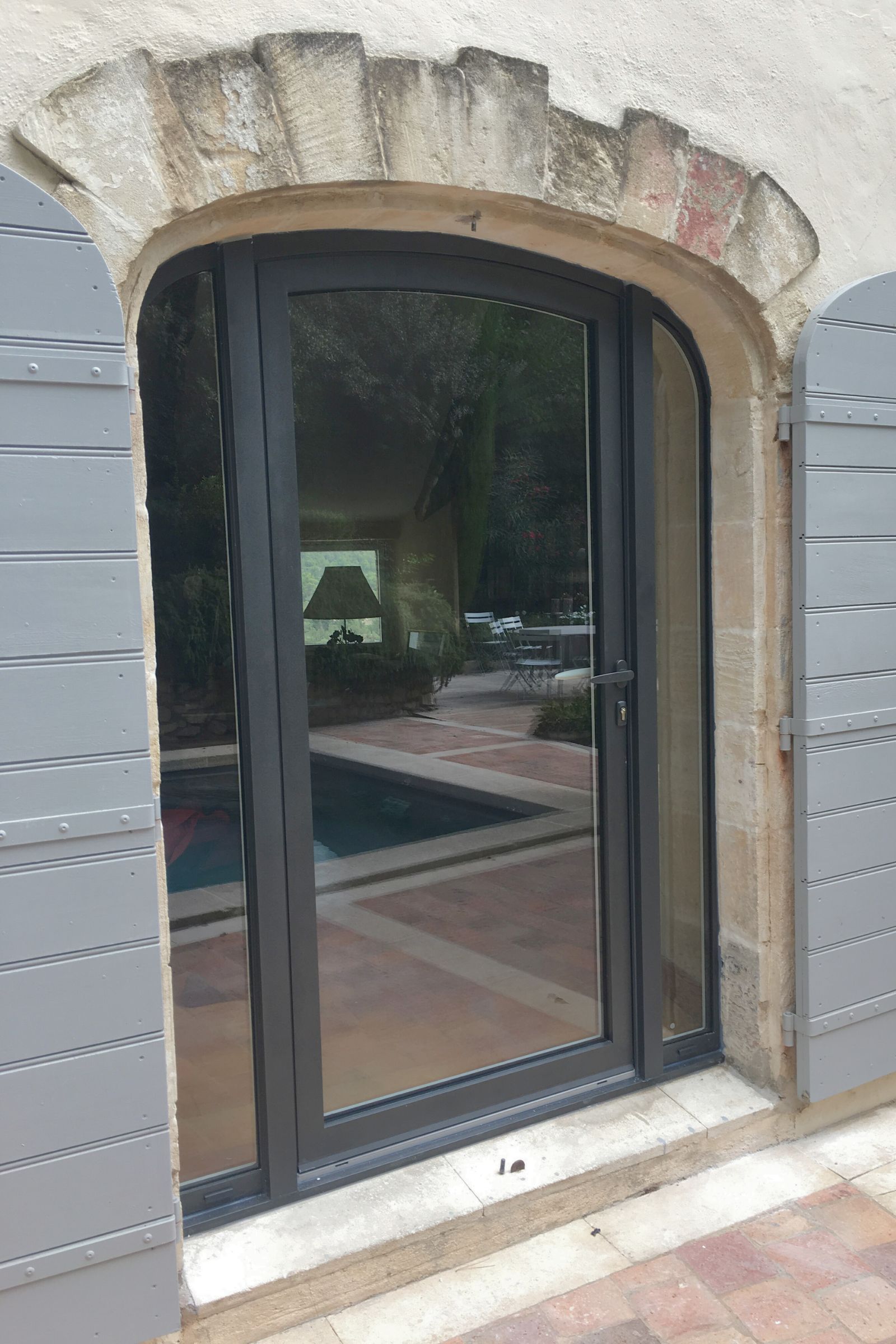 Ensemble porte anse de panier
